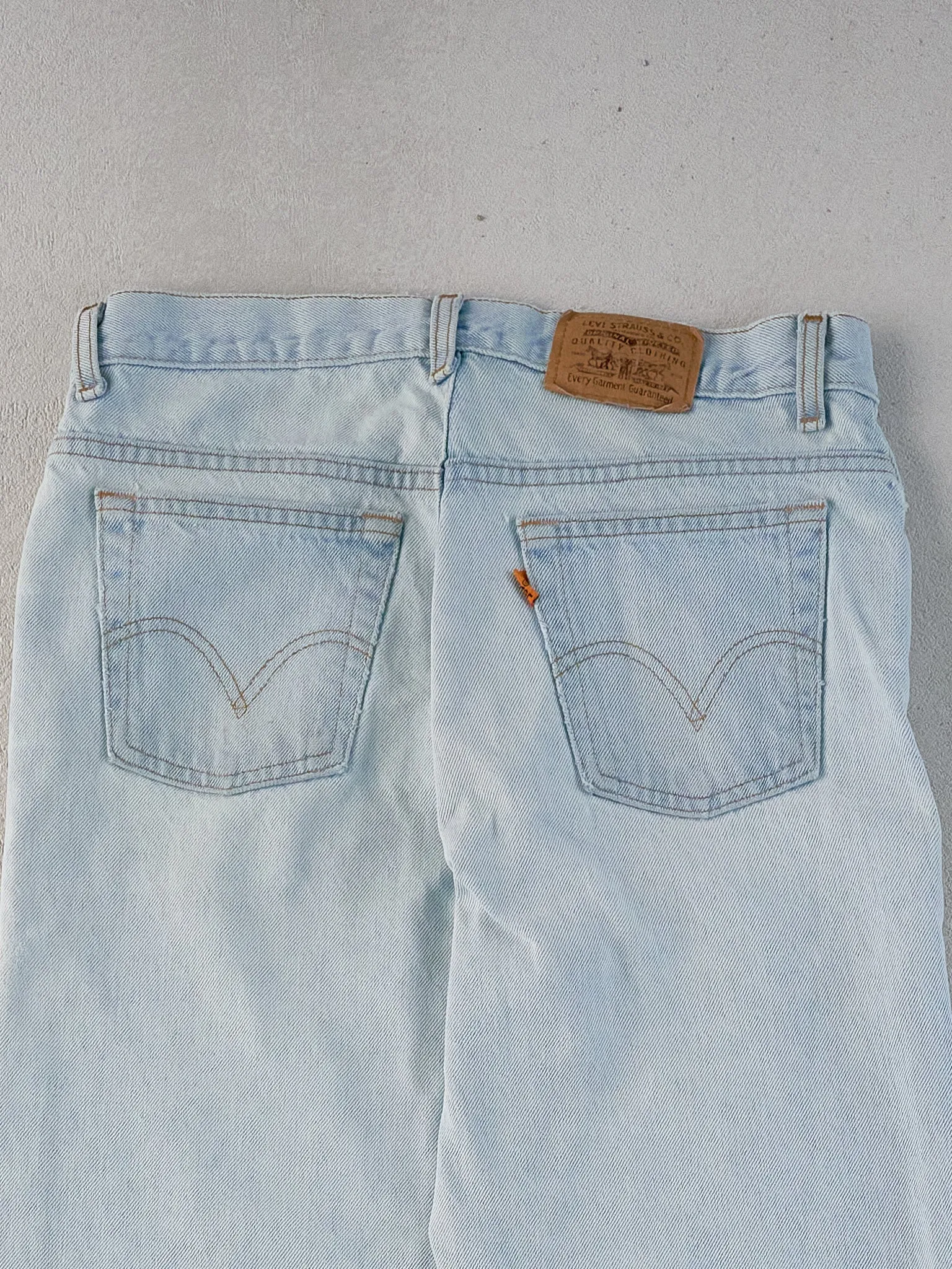 Vintage 70s Light Blue Levi's 506 Denim Jeans (30x31) sold by Rebalance Vintage product image thumbnail 4