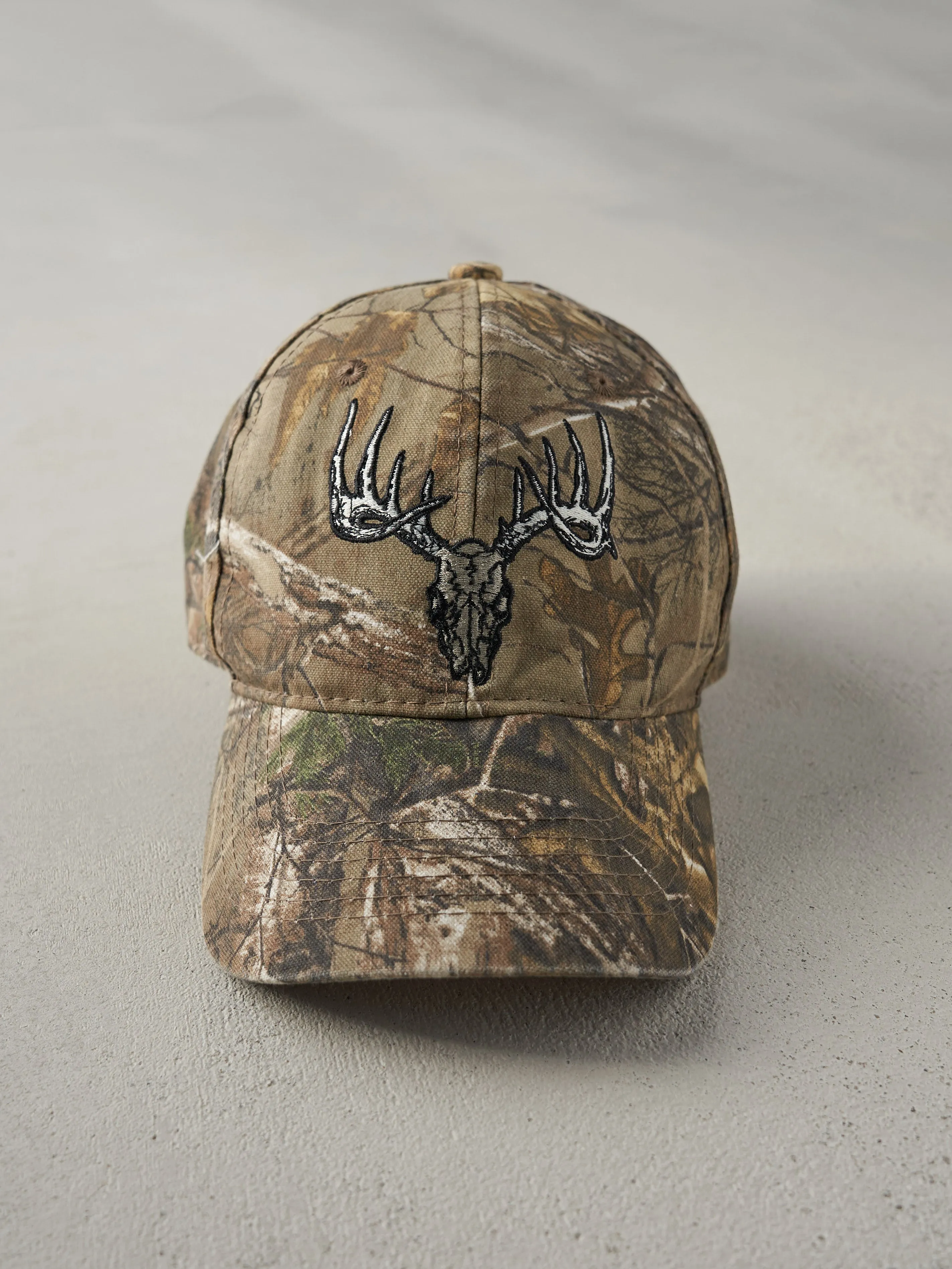 Vintage Y2K Realtree Camo Embroidered Velcro Back Hat sold by Rebalance Vintage