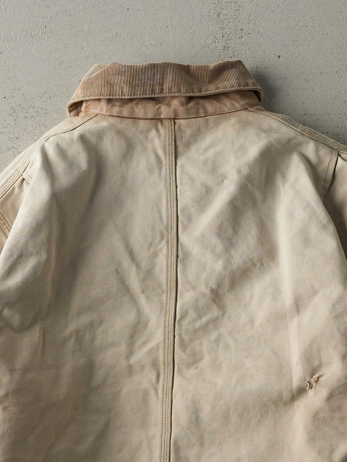 Vintage 90s Beige L Pocket Carhartt Workwear Jacket (XL) sold by Rebalance Vintage product image thumbnail 5
