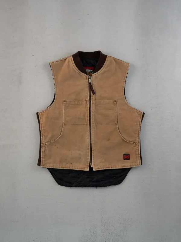 Vintage Khaki Tough Duck Workwear Vest (L) made by Rebalance Vintage