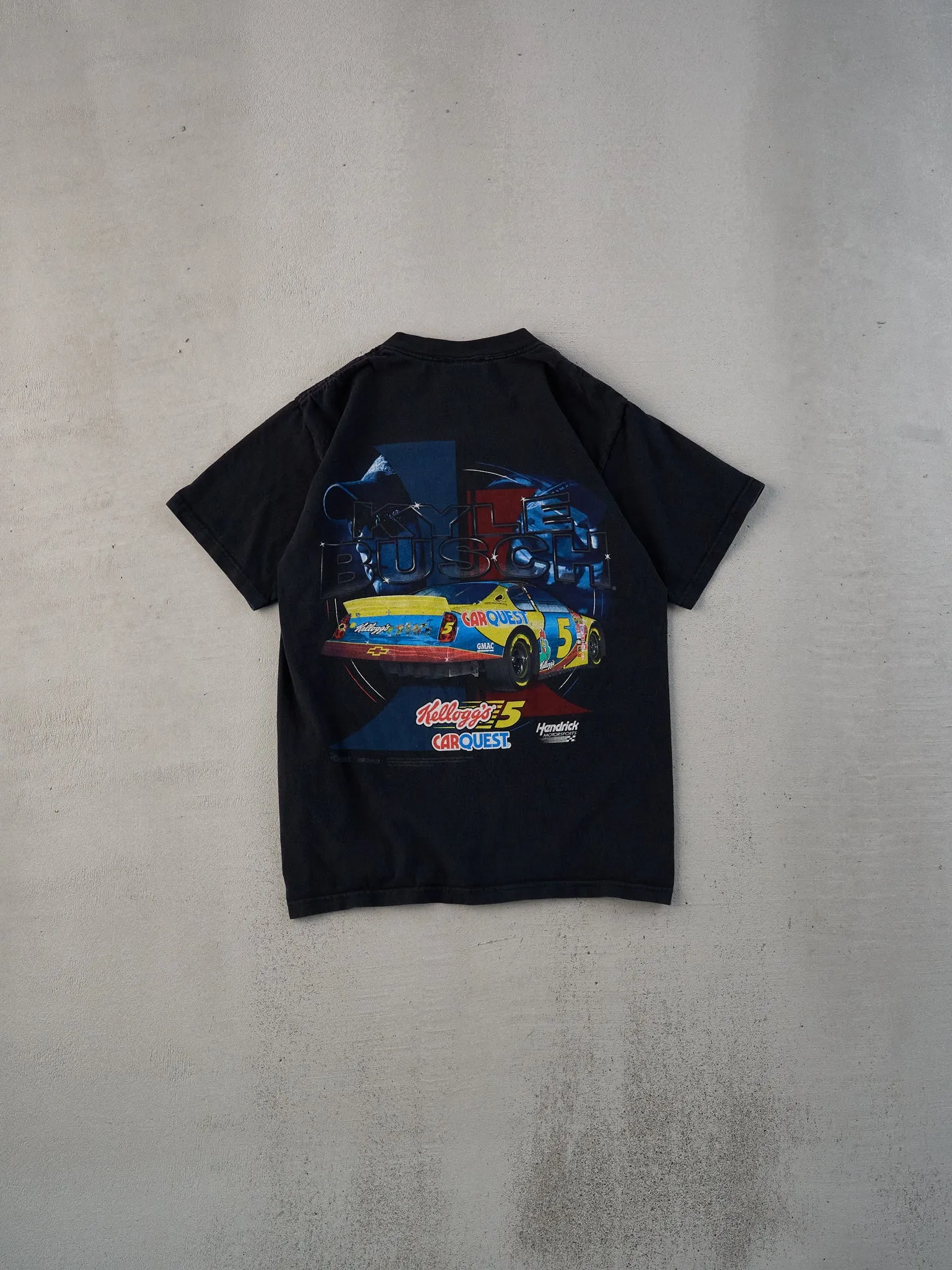 Vintage 07' Black Kyle Busch Nascar Racing Graphic Tee (S) sold by Rebalance Vintage