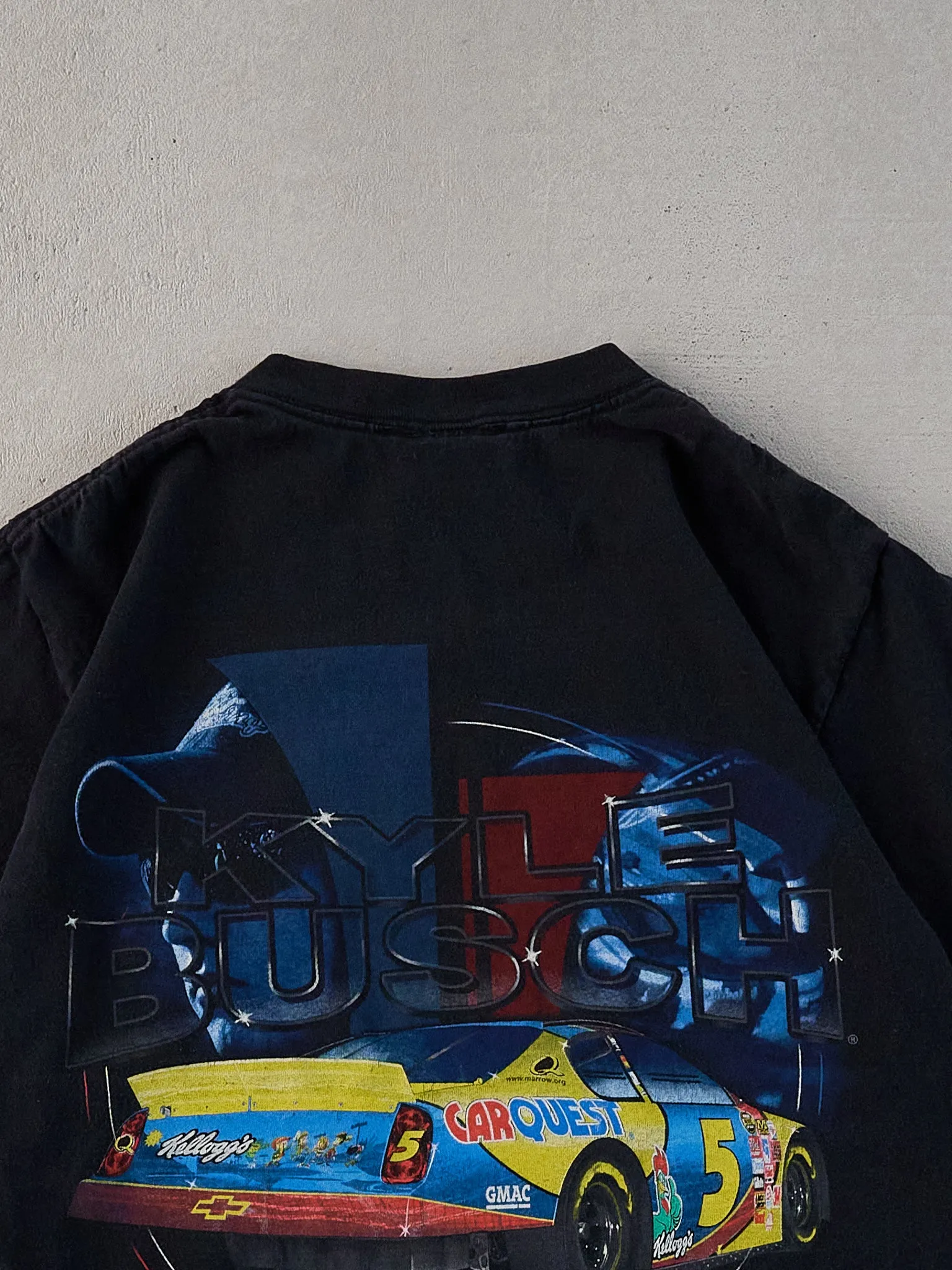 Vintage 07' Black Kyle Busch Nascar Racing Graphic Tee (S) sold by Rebalance Vintage product image thumbnail 4