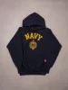 Vintage 90s Blue US Navy Academy Emblem Hoodie (M) sold by Rebalance Vintage