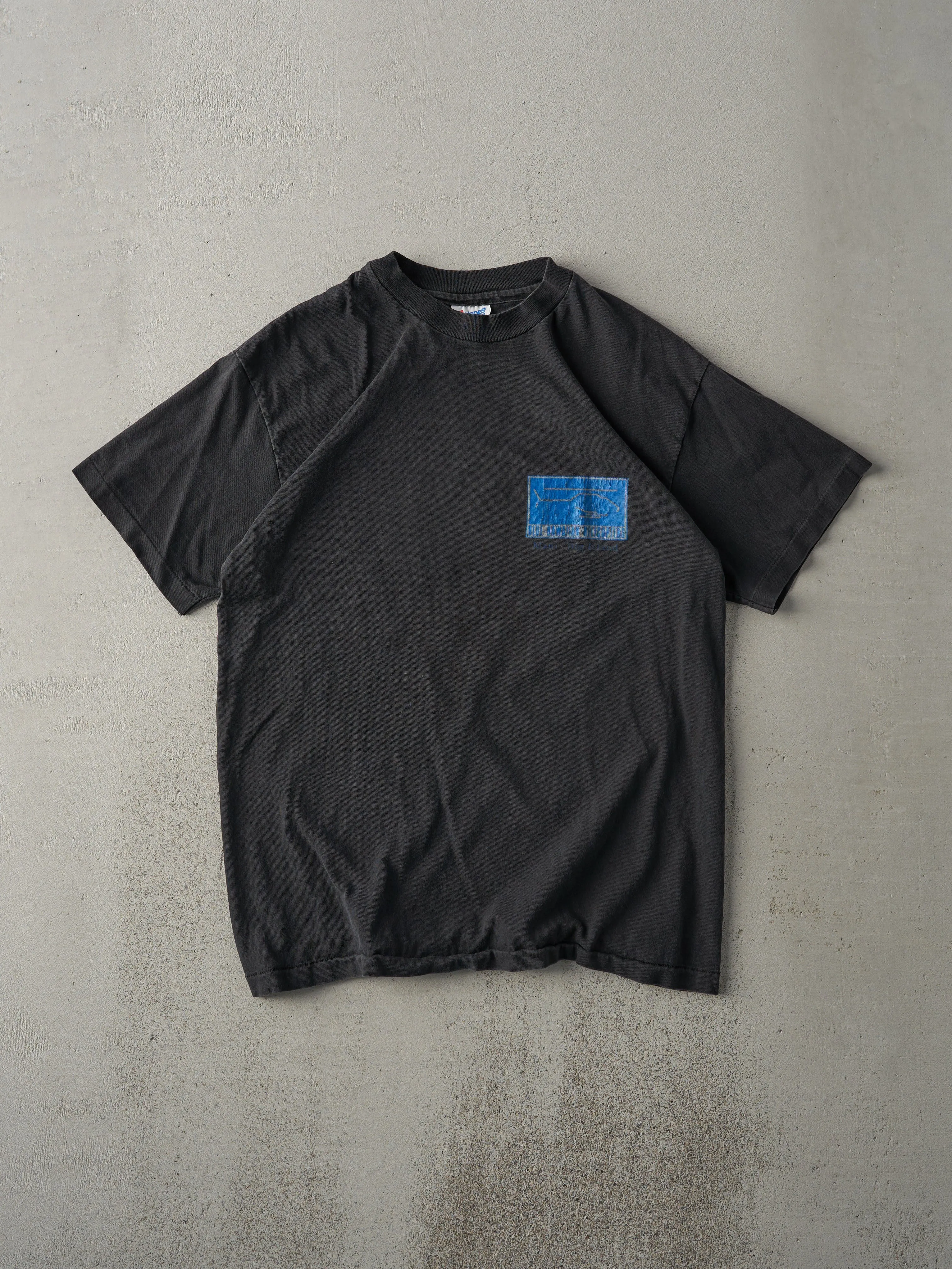 Vintage 90s Black Blue Hawaiian Helicopters Single Stitch Tee (S) sold by Rebalance Vintage product image thumbnail 2