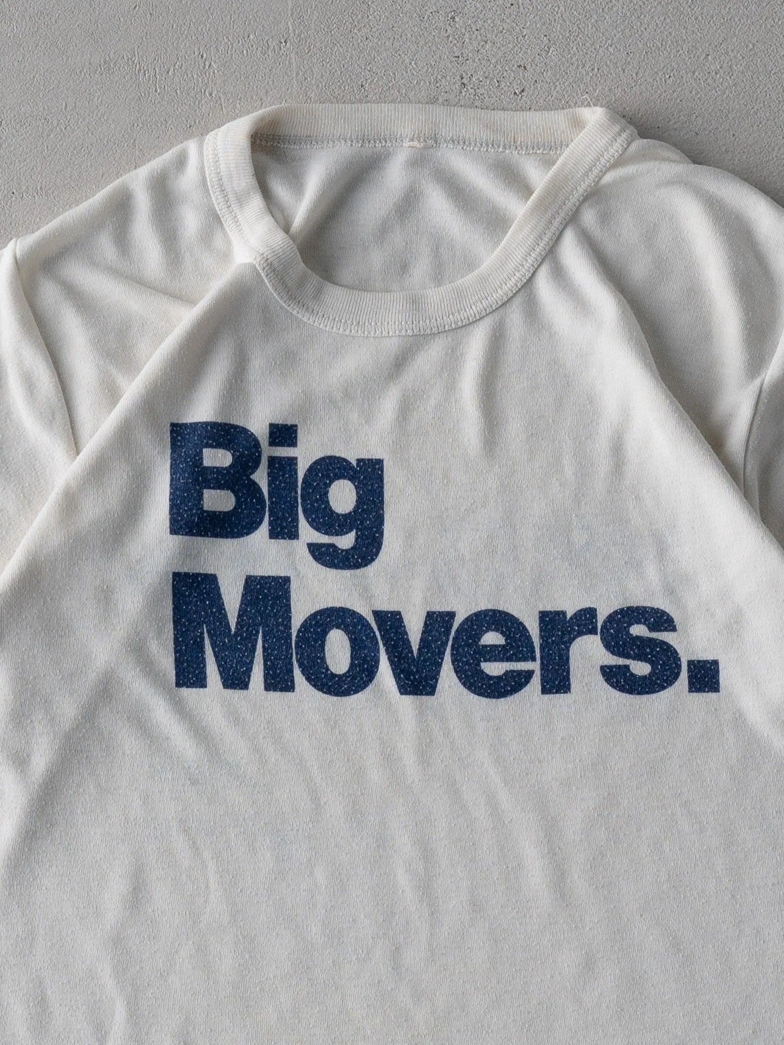 Vintage 70s White Lufthansa Big Movers Ringer Tee (XS) sold by Rebalance Vintage product image thumbnail 2