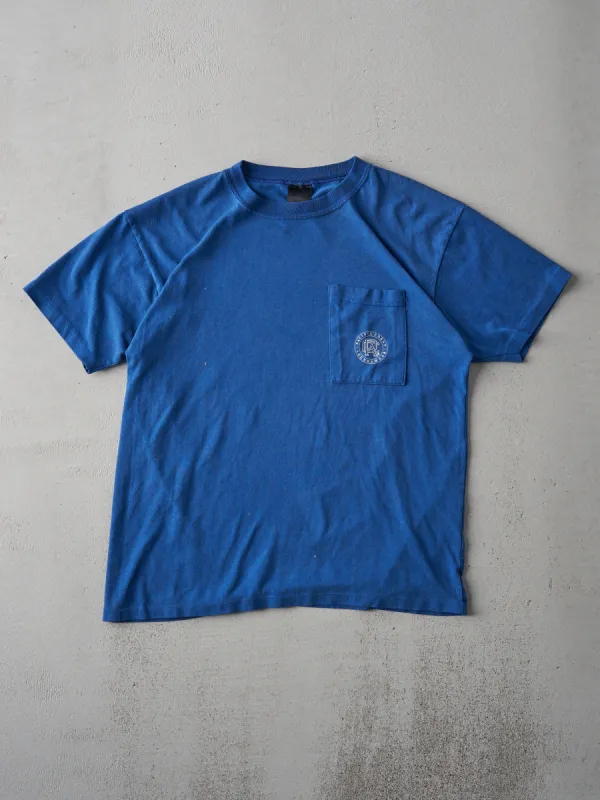 Vintage 90s Royal Blue Pacific Coast Loungewear Single Stitch Tee (M) sold by Rebalance Vintage