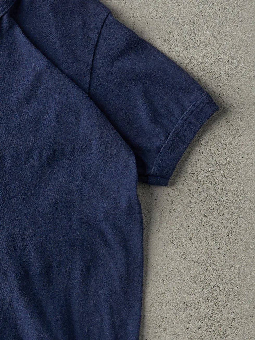 Vintage 80s Navy Blue Blank Ringer Tee (XS) sold by Rebalance Vintage product image thumbnail 3