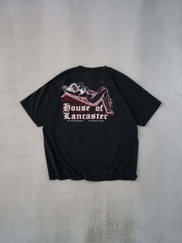 Vintage 90s Black Molson Dry House of Lancaster Graphic Tee (L) sold by Rebalance Vintage