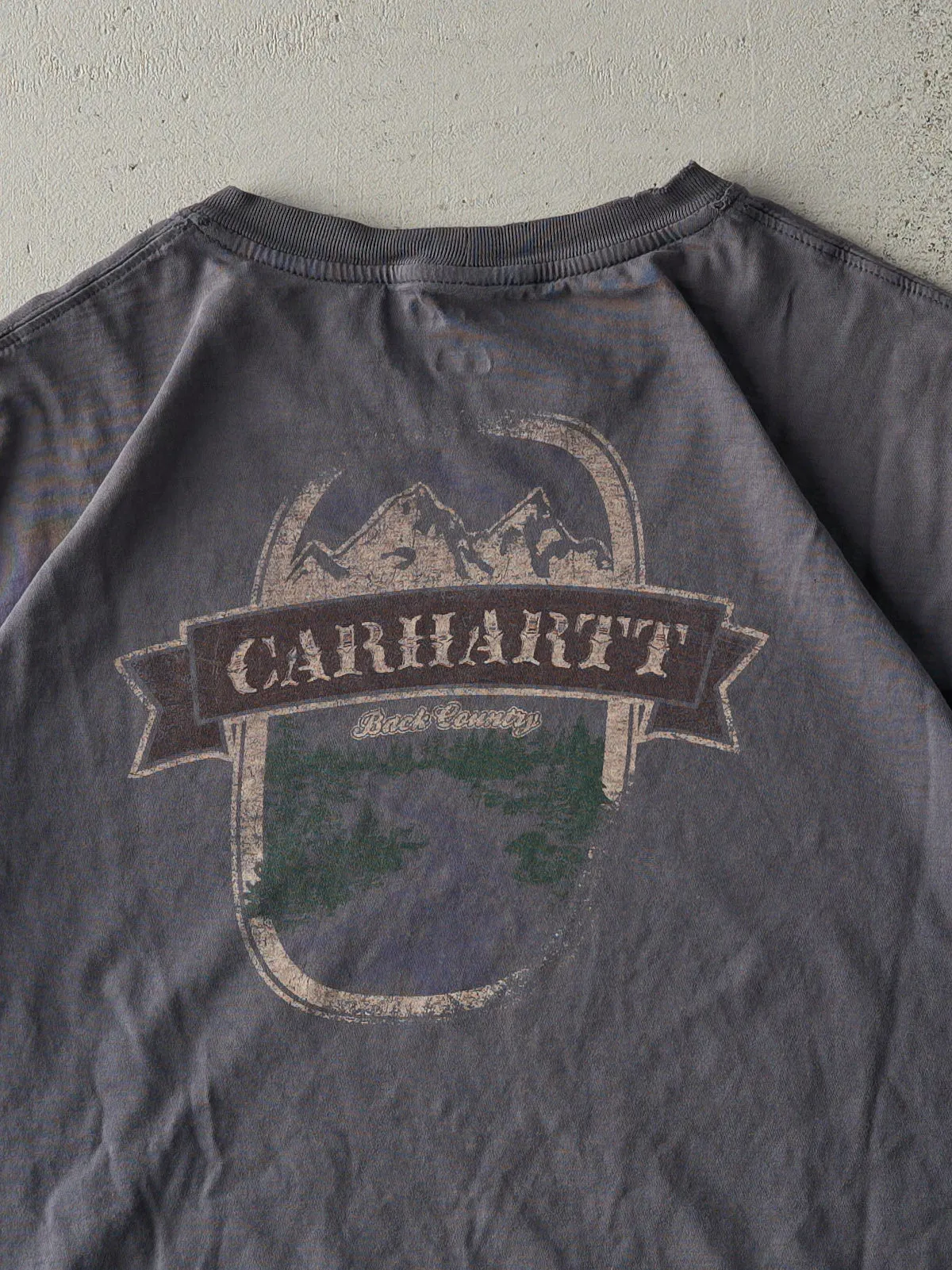 Vintage Y2K Grey Carhartt Back Country Tee (M/L) sold by Rebalance Vintage product image thumbnail 4