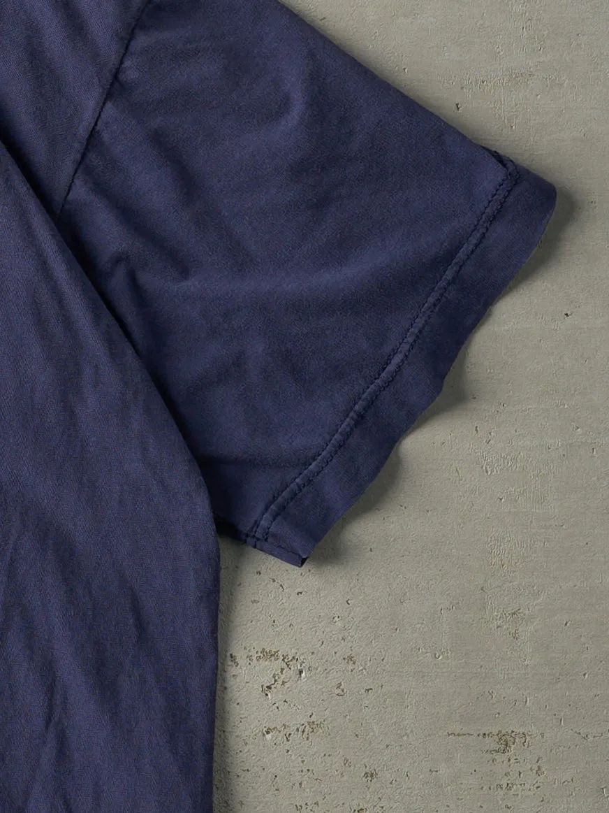 Vintage 90s Navy Blue Ray Ban Logo Tee (M) sold by Rebalance Vintage product image thumbnail 3