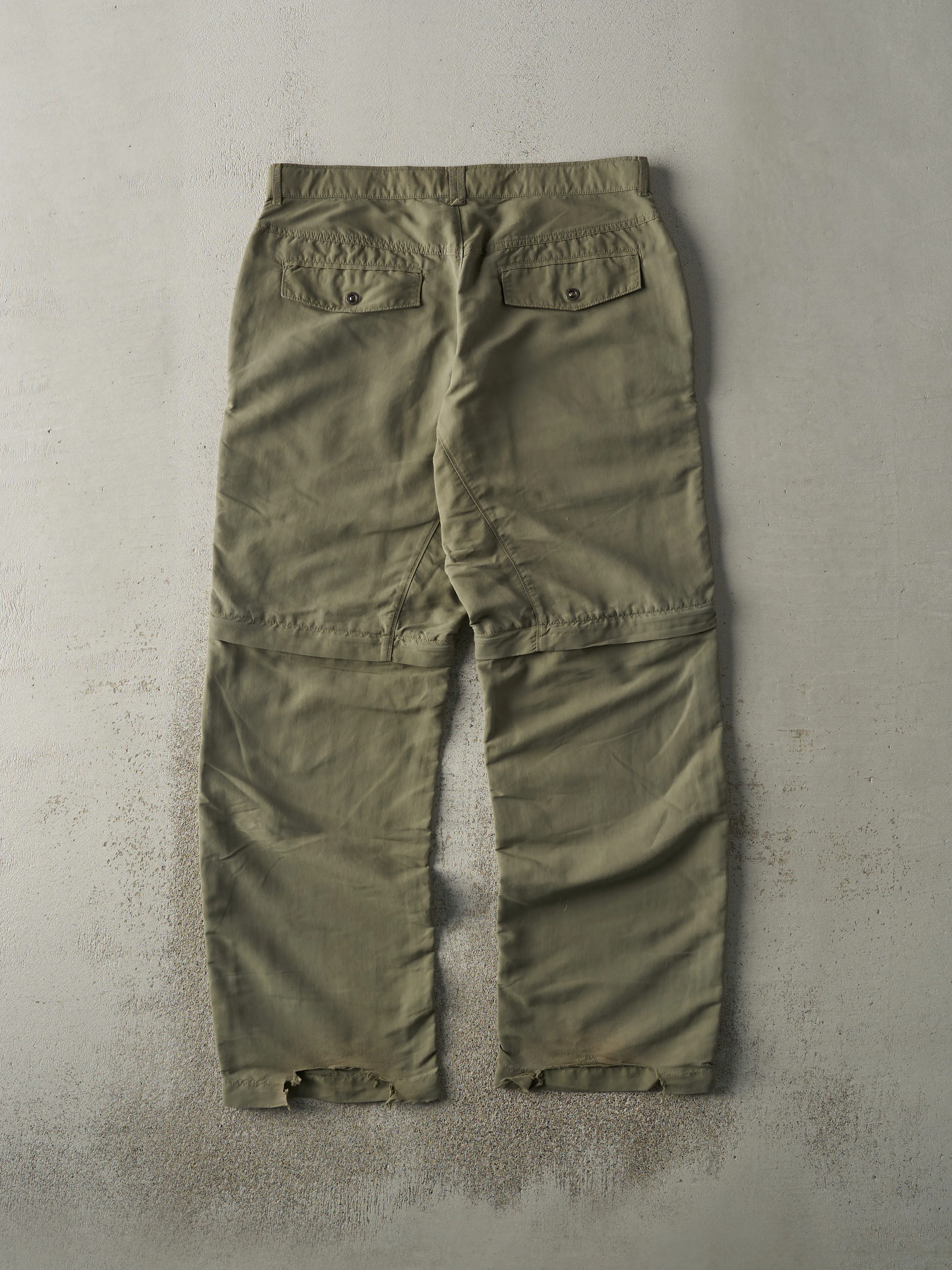 Vintage Y2K Green MEC Zip Off Cargo Pants (35.5x32) sold by Rebalance Vintage product image thumbnail 2