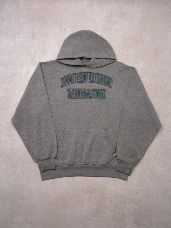 Vintage Grey Redemptorist Wrestling x Russell Athletic Hoodie (L) sold by Rebalance Vintage
