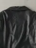 Vintage 80s Black Sears Leather Biker Jacket (L) sold by Rebalance Vintage