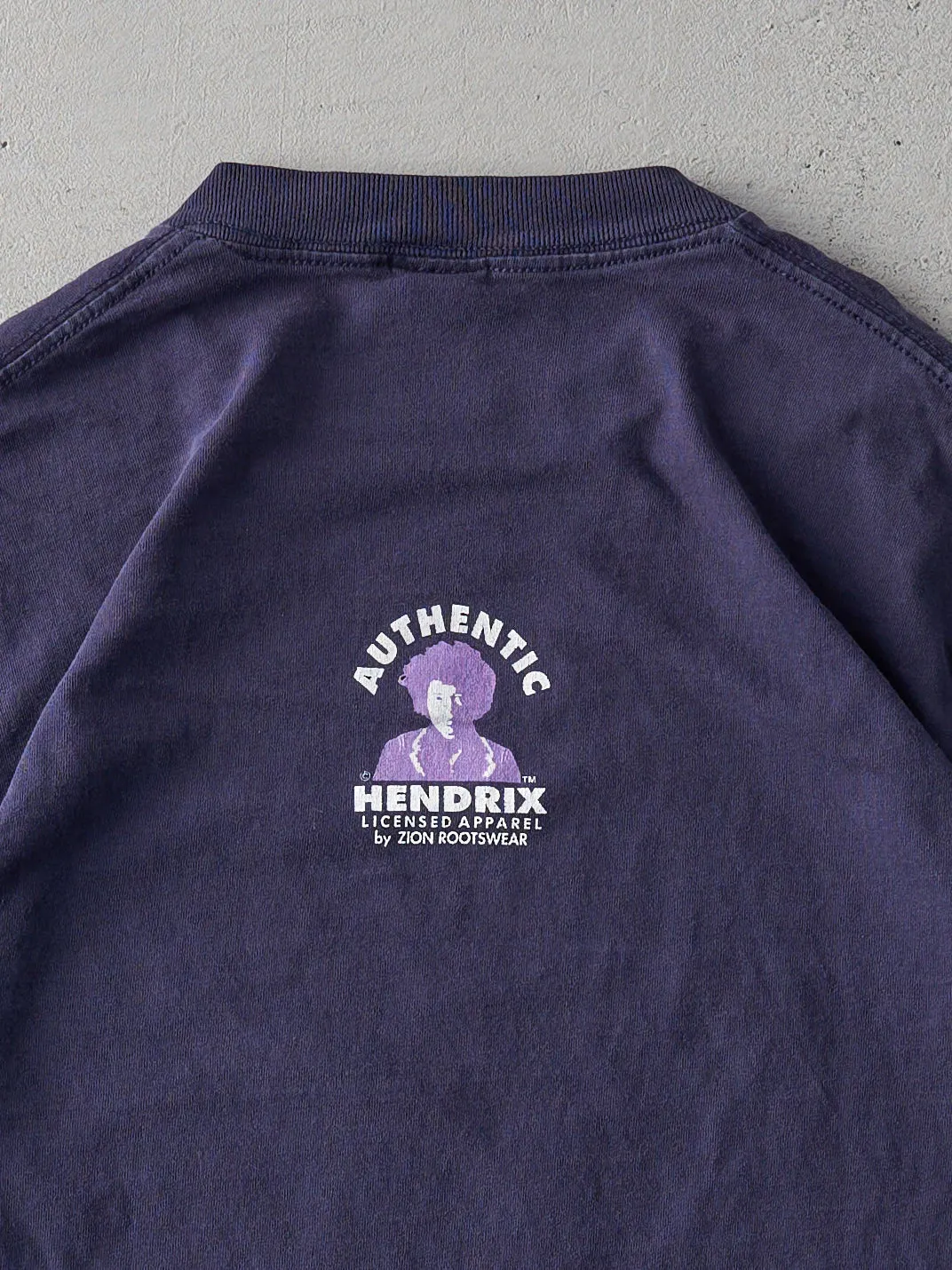 Vintage 90s Navy Jimmy Hendrix Tee (M) sold by Rebalance Vintage product image thumbnail 4