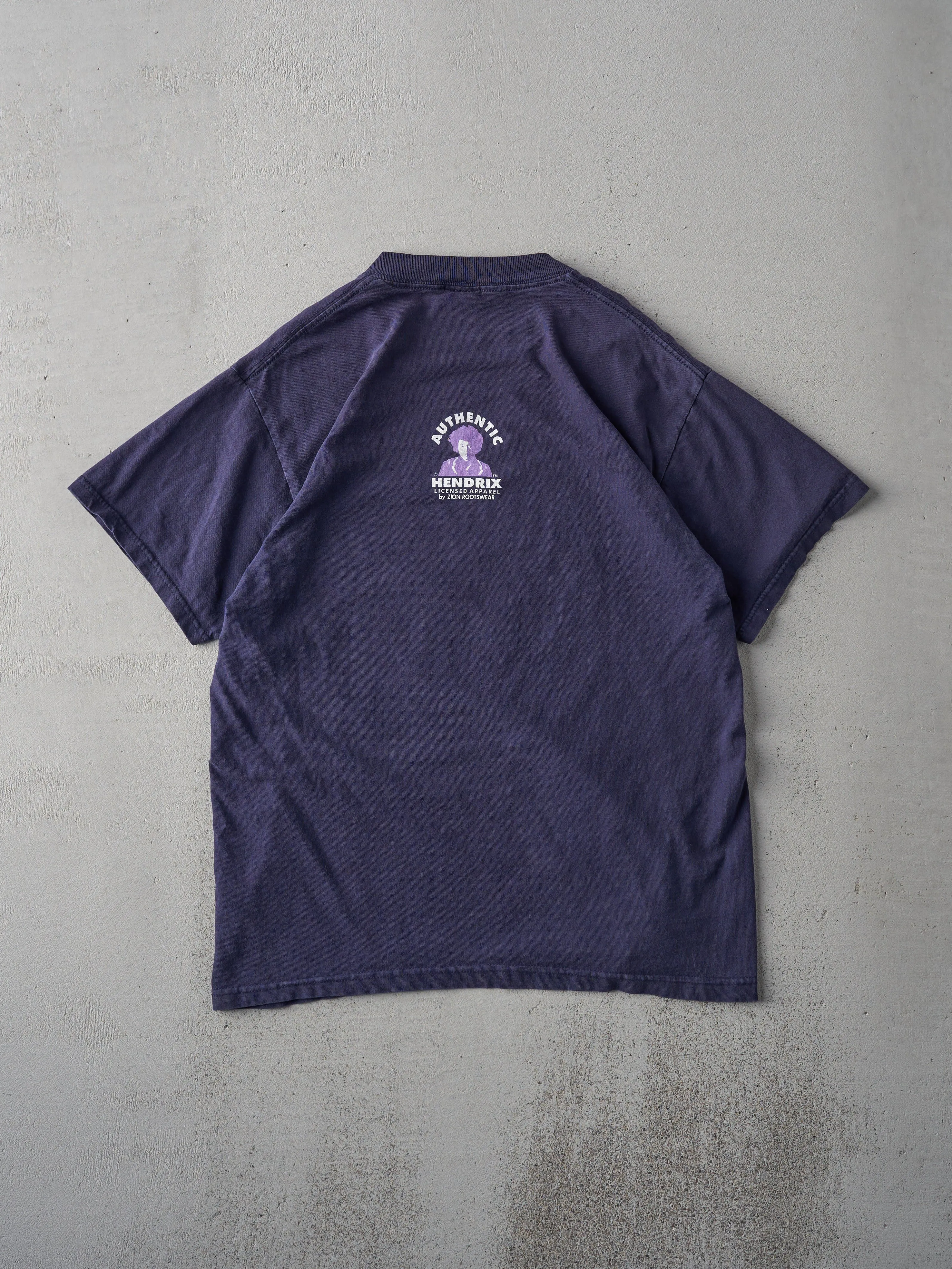 Vintage 90s Navy Jimmy Hendrix Tee (M) sold by Rebalance Vintage product image thumbnail 2