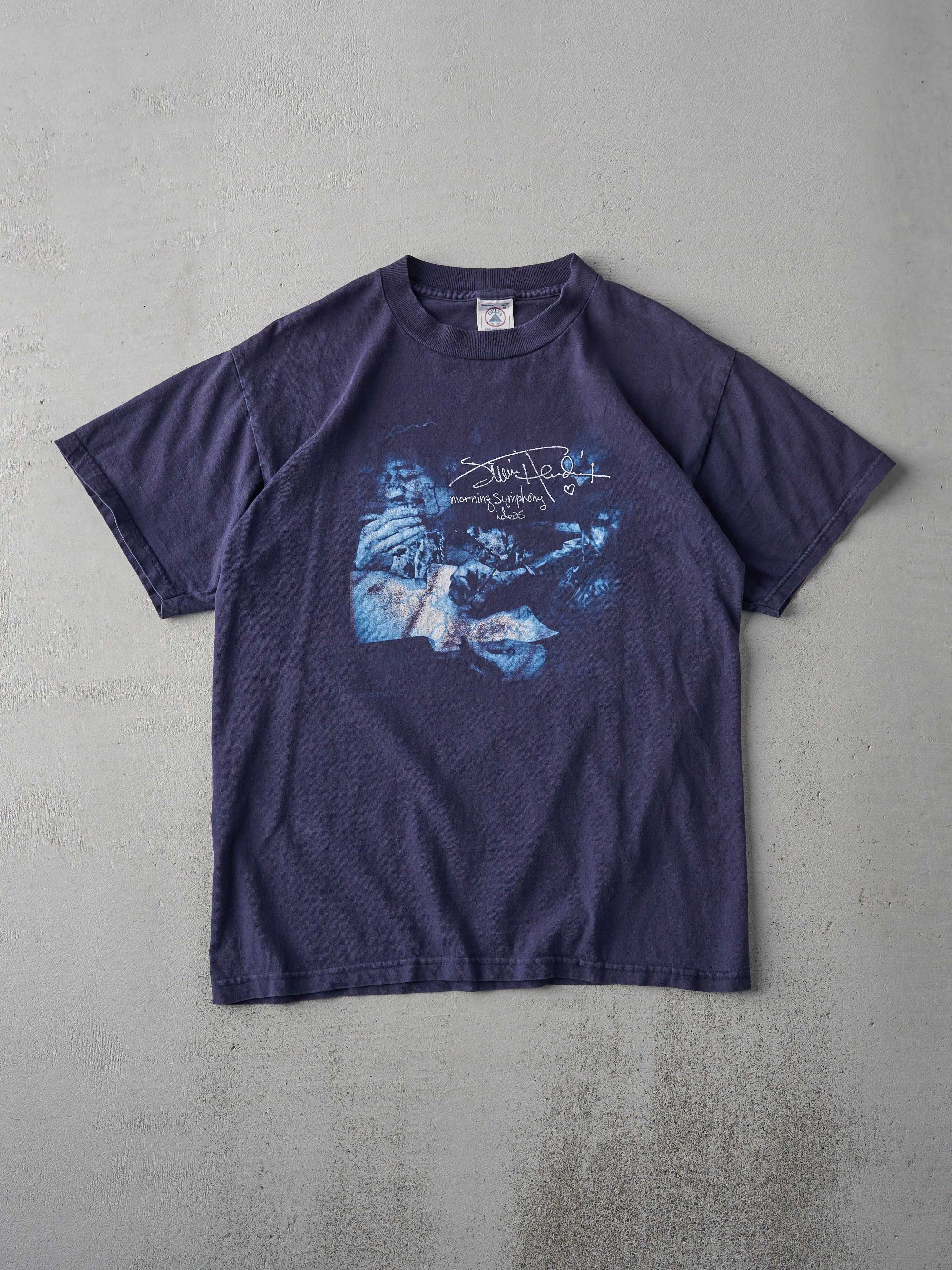 Vintage 90s Navy Jimmy Hendrix Tee (M) sold by Rebalance Vintage