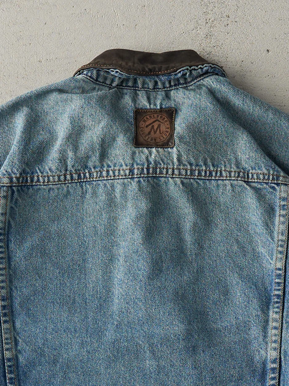 Vintage 90s Marlboro Country Store Denim Jacket (M) sold by Rebalance Vintage product image thumbnail 4