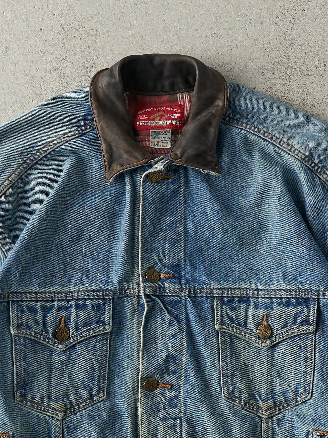 Vintage 90s Marlboro Country Store Denim Jacket (M) sold by Rebalance Vintage product image thumbnail 3