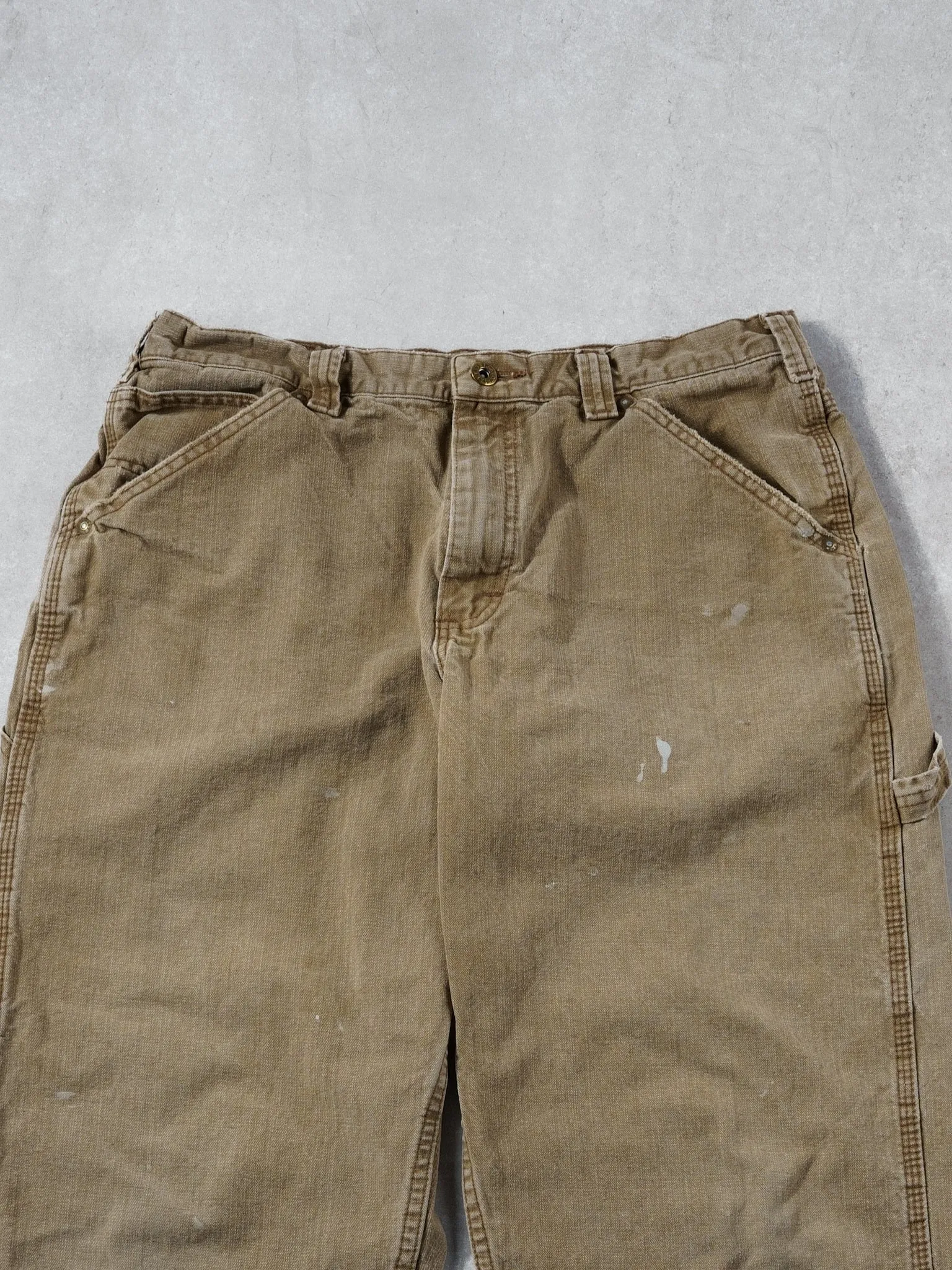 Vintage 90s Khaki Lee Dungeree Carpenter Pants (32x30) sold by Rebalance Vintage product image thumbnail 3
