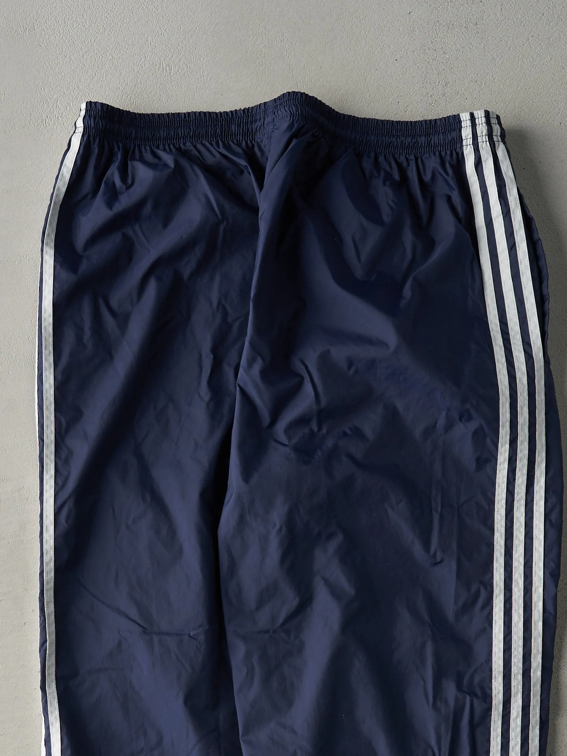 Vintage 90s Navy Blue Adidas Wind Breaker Track Pants (36x32) sold by Rebalance Vintage product image thumbnail 4