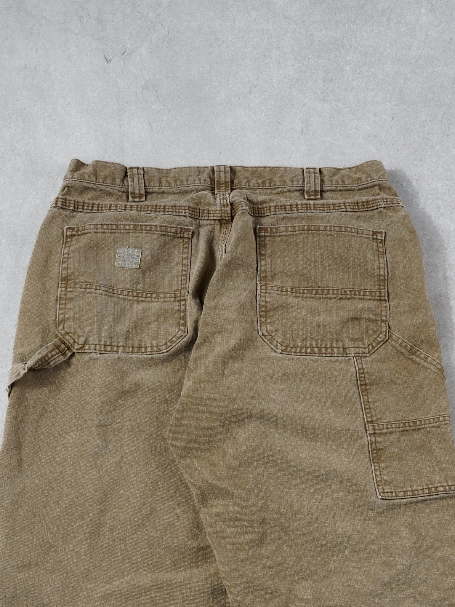 Vintage 90s Khaki Lee Dungeree Carpenter Pants (32x30) sold by Rebalance Vintage product image thumbnail 4