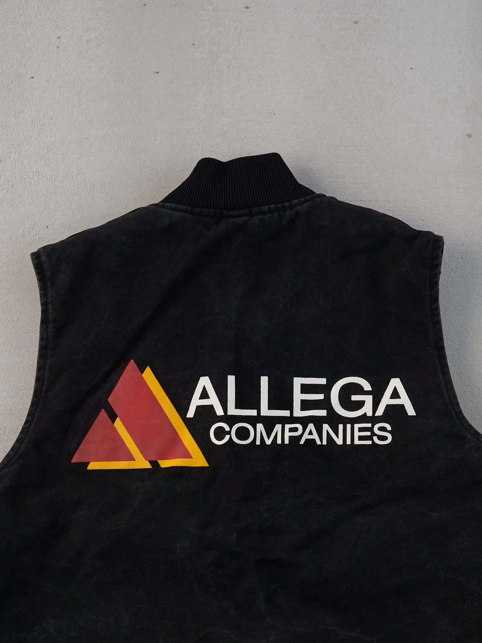 Vintage 90s Black Carhartt X Anthony Allega Cement Co Vest (L) sold by Rebalance Vintage product image thumbnail 4