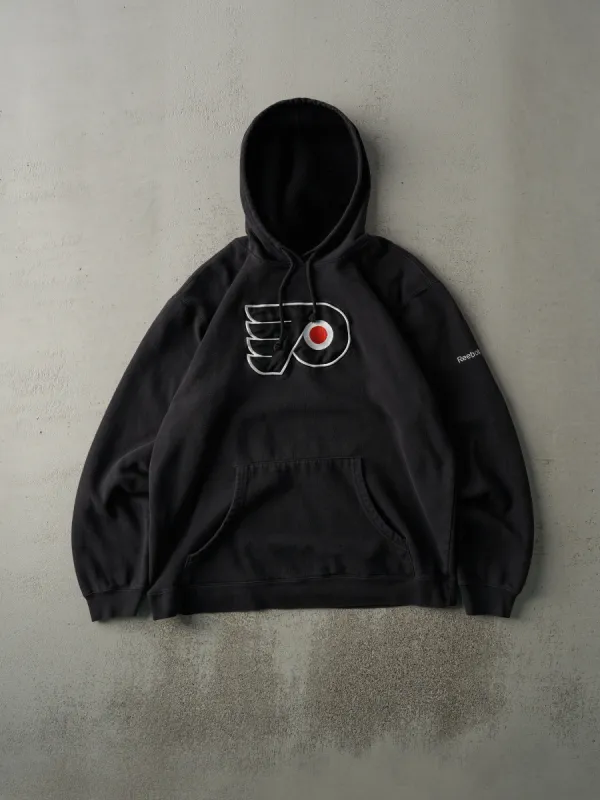 Vintage Y2K Black Embroidered Philadelphia Flyers Hoodie (M) sold by Rebalance Vintage
