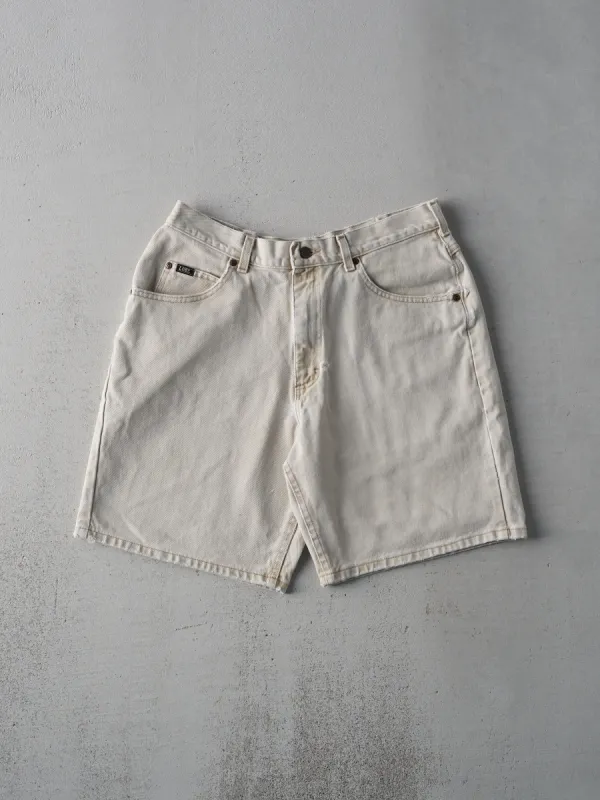 Vintage 90s Light Beige Lee Shorts (32.5x8) sold by Rebalance Vintage