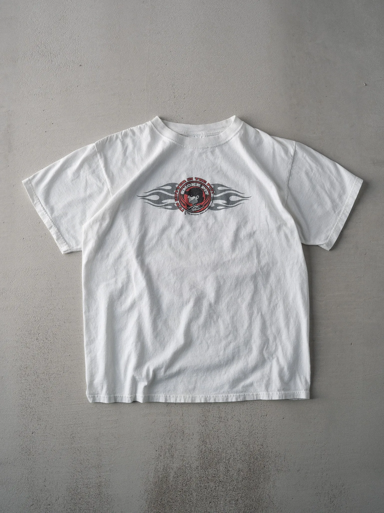Vintage Y2K White Tony Stewart Fan Club Racing Tee (M) sold by Rebalance Vintage product image thumbnail 2
