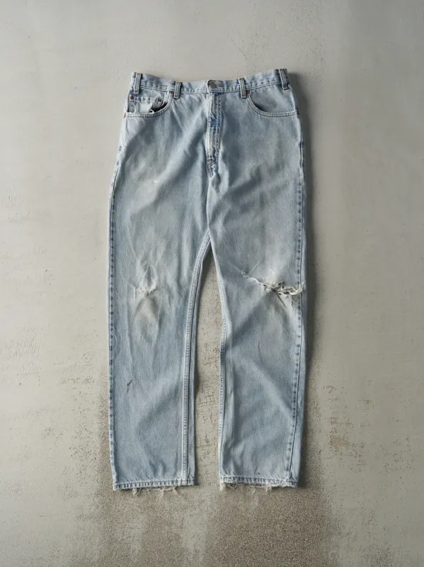 Vintage 90s Light Wash Levi's 505 Jeans (35x31.5) sold by Rebalance Vintage