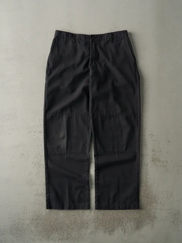 Vintage Y2K Black Dickies Double Knee Work Pants (34x31) sold by Rebalance Vintage