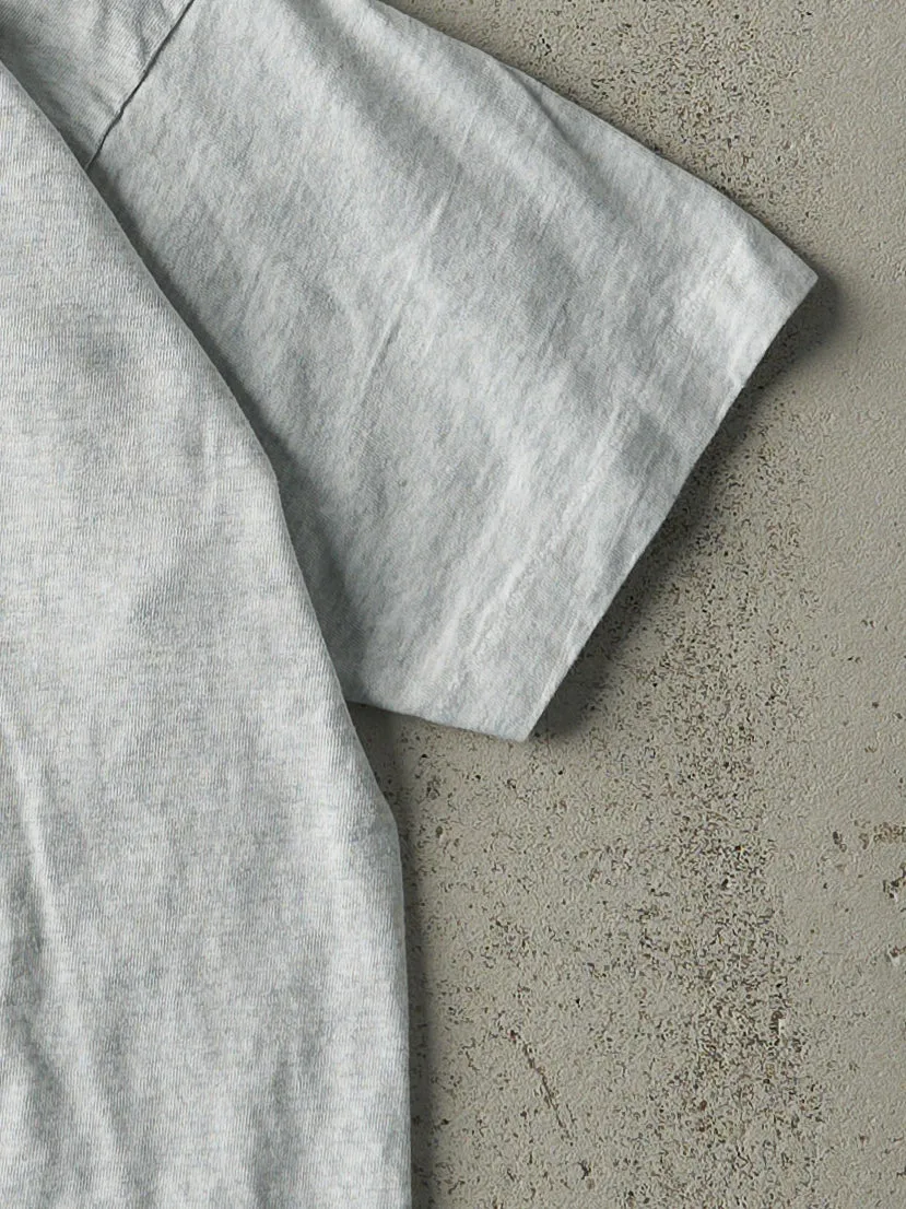 Vintage 75' Heather Grey Calgary Cowboys Hockey Club Single Stitch Tee (M) sold by Rebalance Vintage product image thumbnail 3