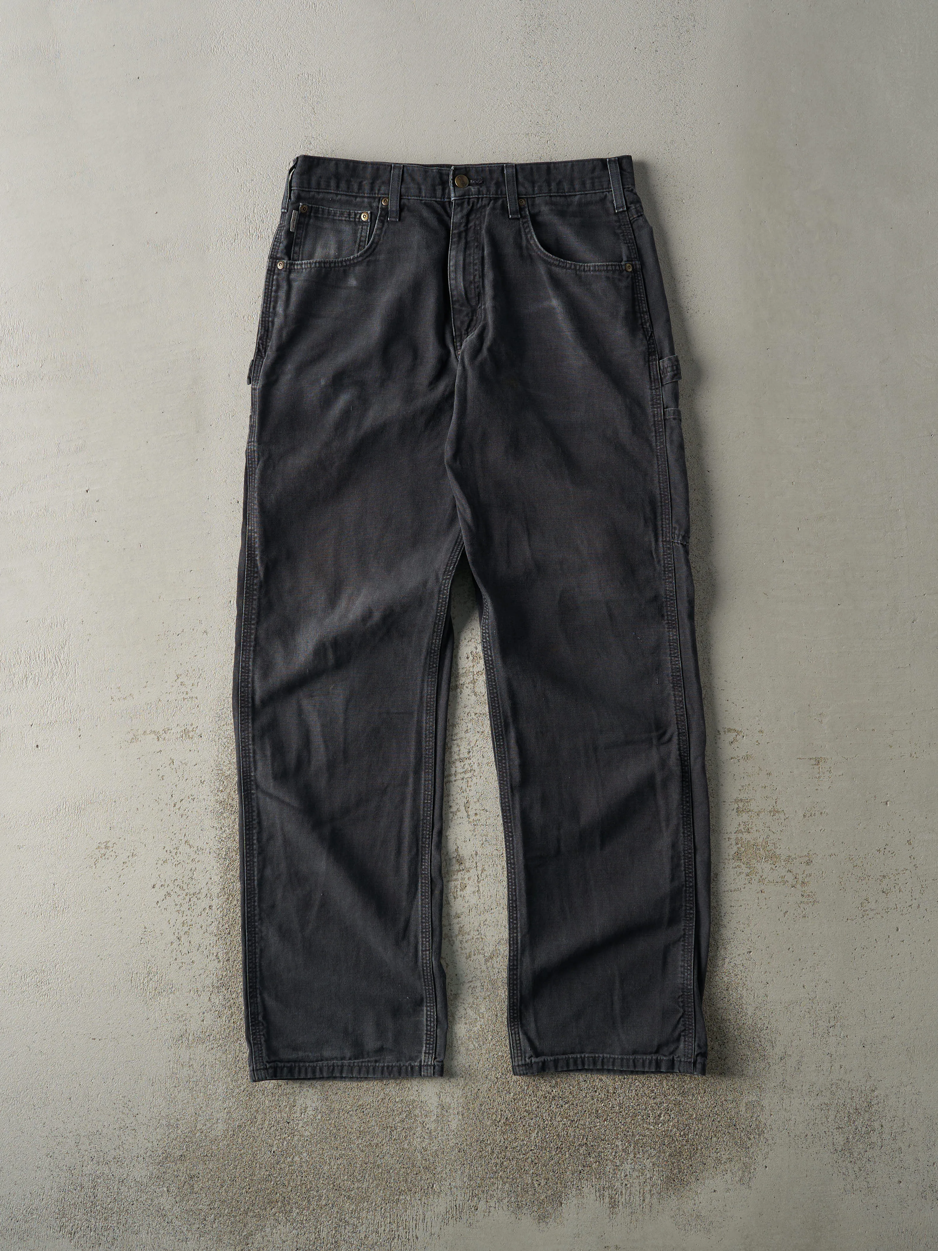 Vintage 90s Black Carhartt Lightweight Carpenter Pants (32x33) sold by Rebalance Vintage
