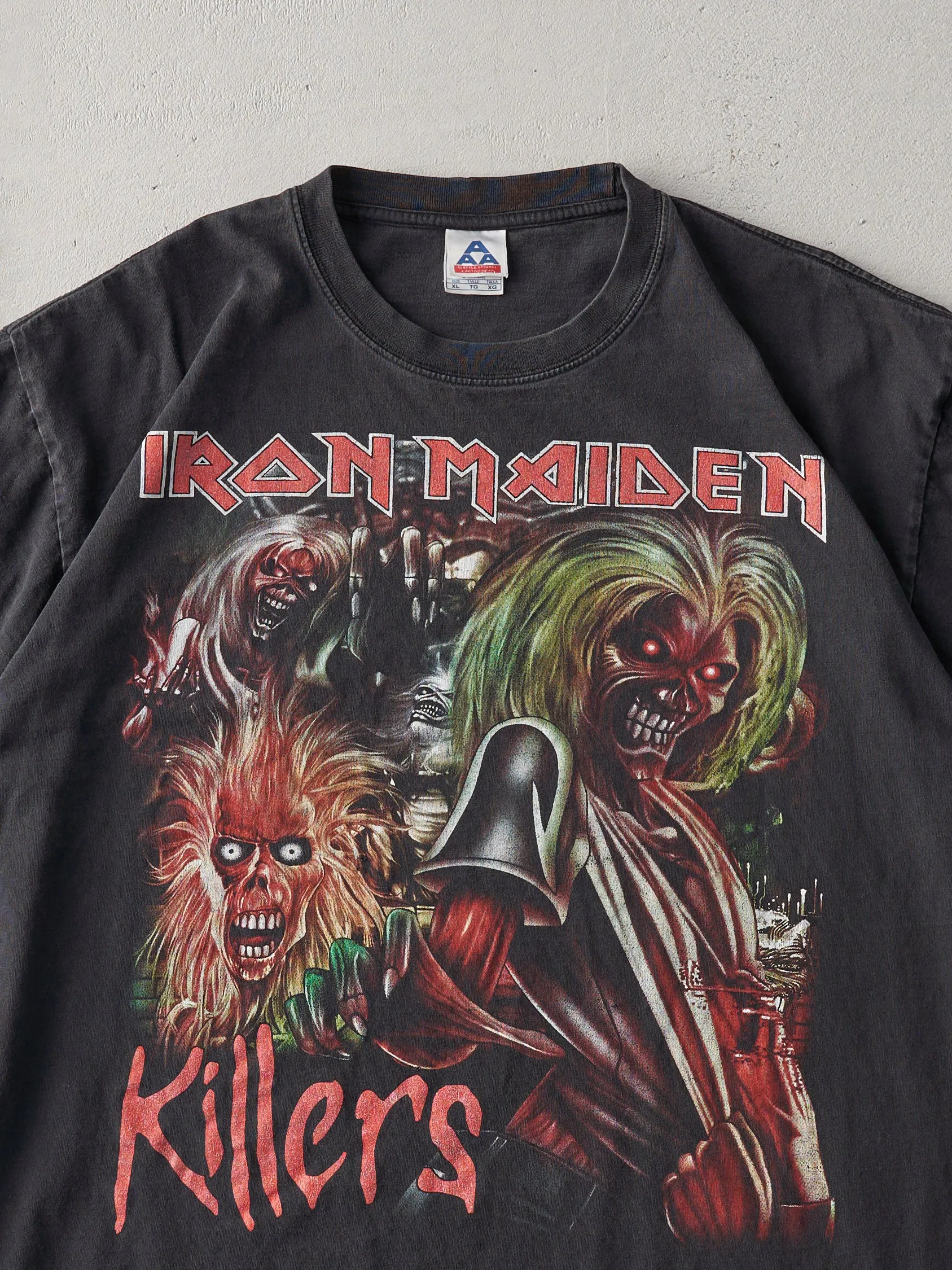 Vintage Y2K Black Iron Maiden Killers Tee (L) sold by Rebalance Vintage product image thumbnail 3