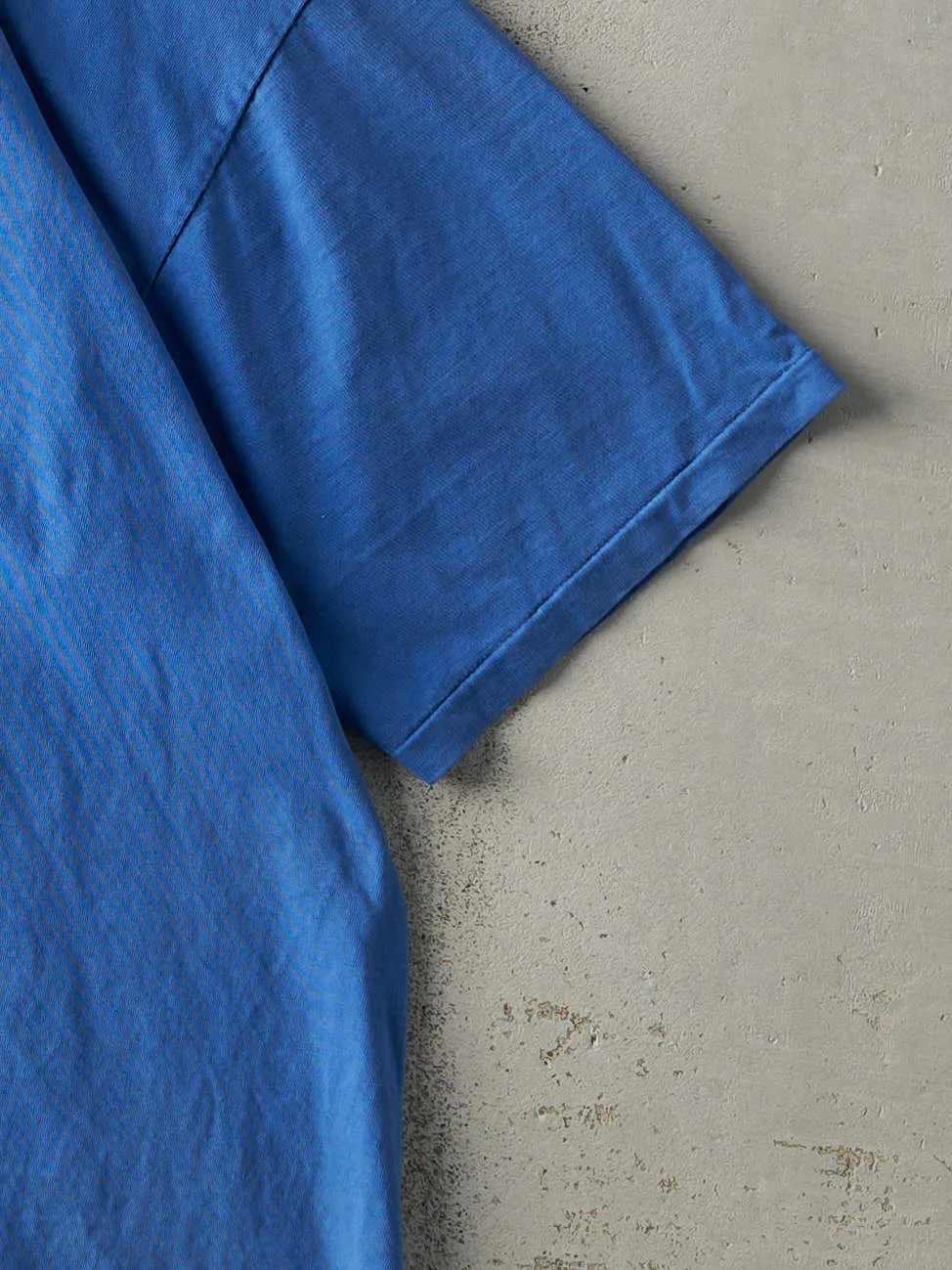 Vintage 92' Blue Embroidered Toronto Blue Jays Single Stitch Tee (L/XL) sold by Rebalance Vintage product image thumbnail 3