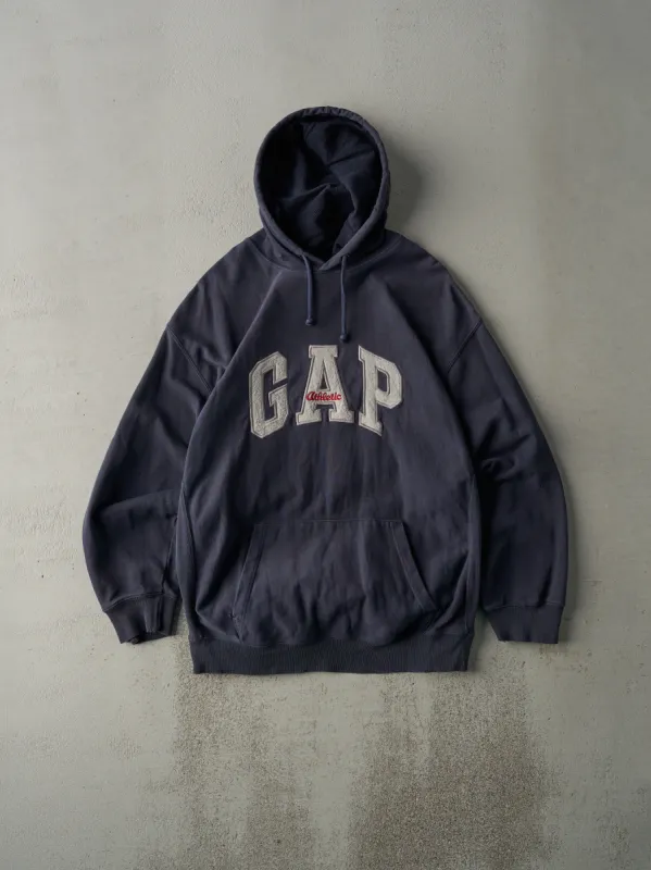 Vintage Y2K Navy Blue Gap Athletic Hoodie (L) made by Rebalance Vintage
