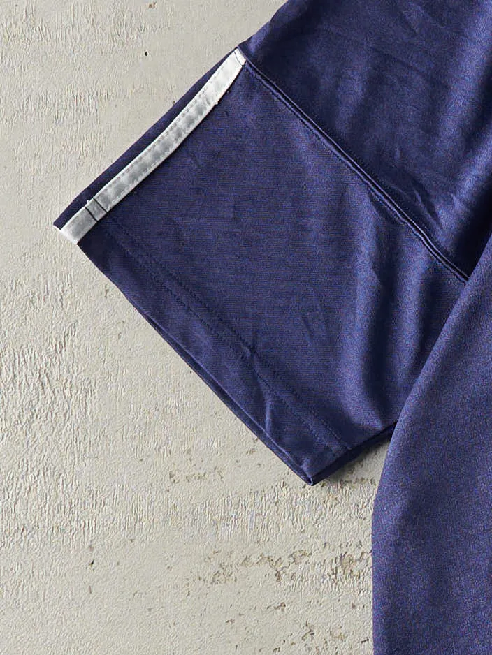 Vintage 90s Navy Blue Adidas Soccer Jersey (M) sold by Rebalance Vintage product image thumbnail 3