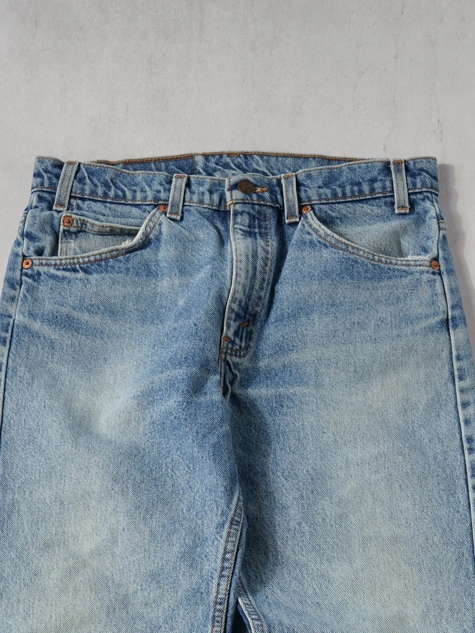Vintage 80s Blue Levi's 505 Denim Jean (32x30) sold by Rebalance Vintage product image thumbnail 2