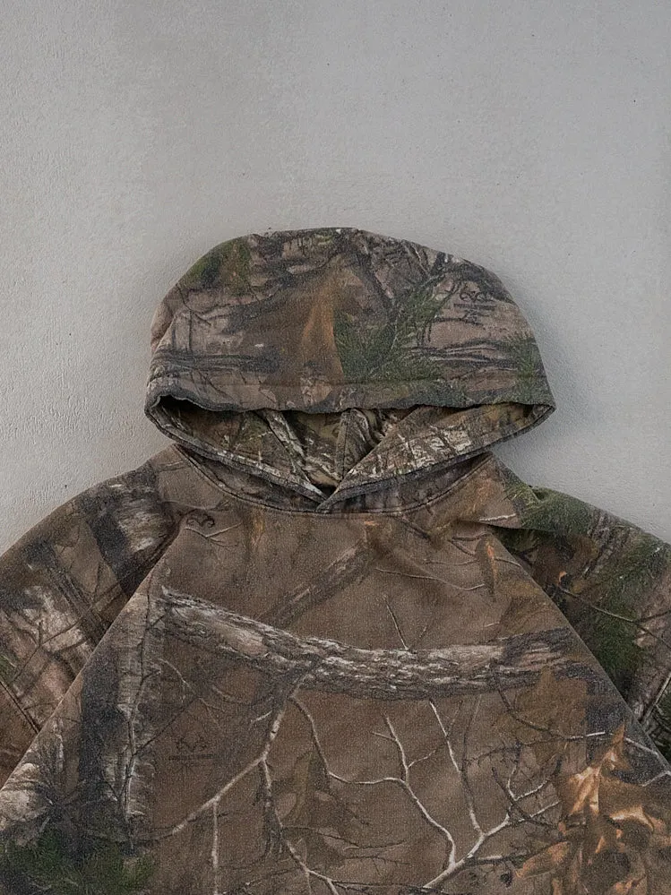 Vintage Y2k Green Realtree Camo Blank Hoodie (L) sold by Rebalance Vintage product image thumbnail 2