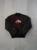 Vintage 90s Black Satin Dawn Carolina Trucker Bomber Jacket (M) sold by Rebalance Vintage