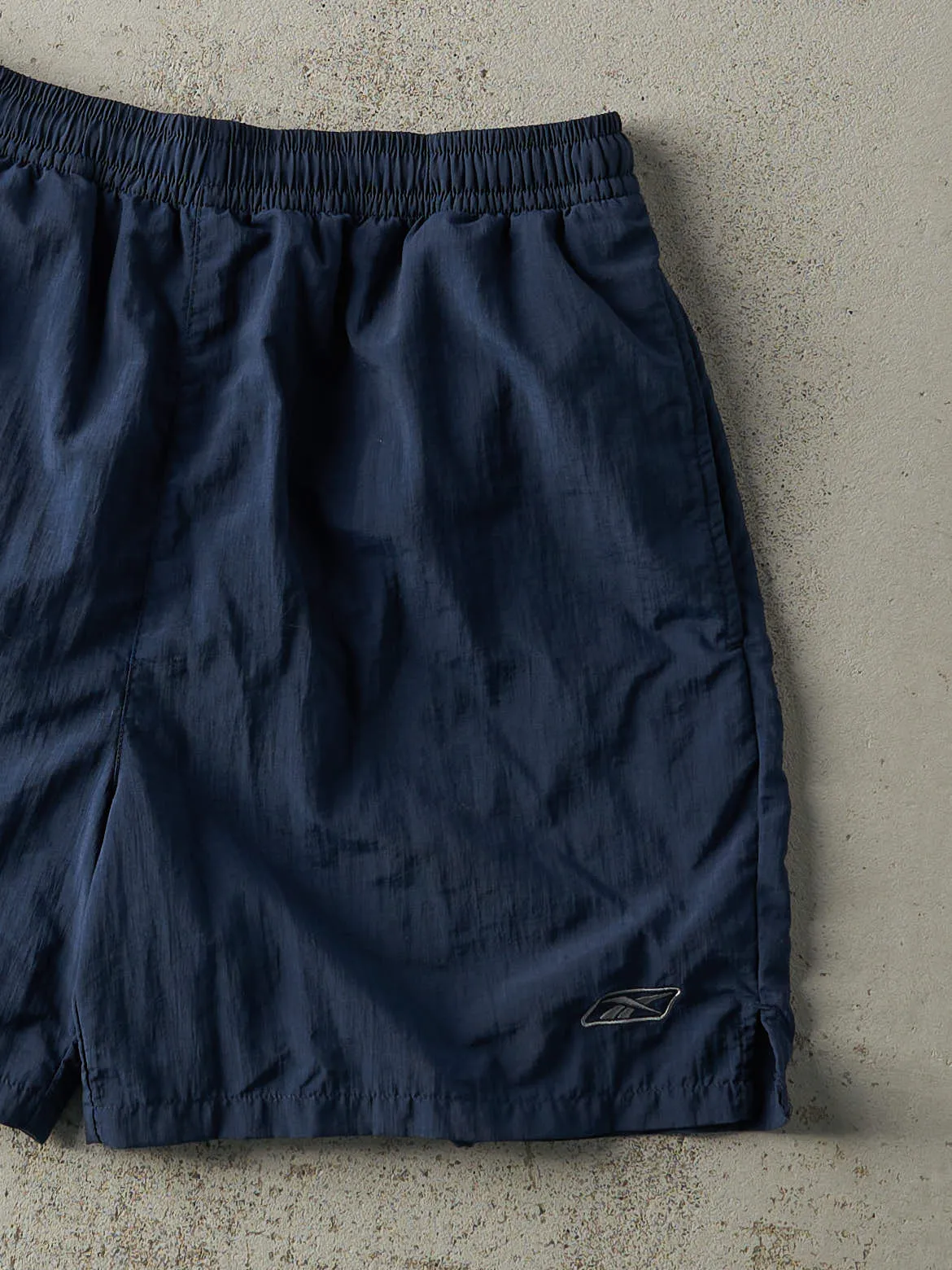 Vintage Y2K Navy Blue Reebok Track Shorts (29x5.5) sold by Rebalance Vintage product image thumbnail 4