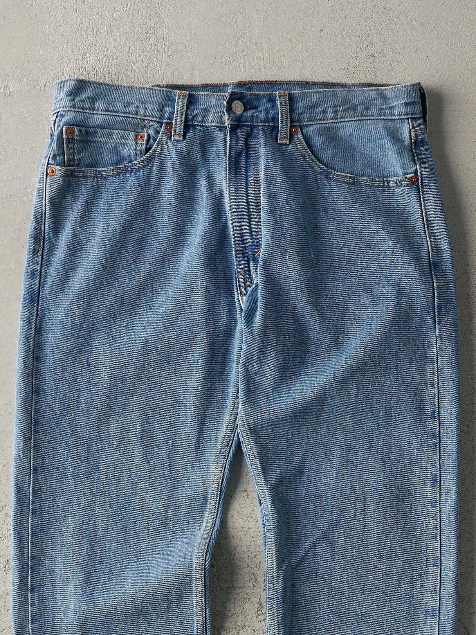 Vintage Y2K Light Wash Levi's 505 Jeans (35.5x28.5) sold by Rebalance Vintage product image thumbnail 3