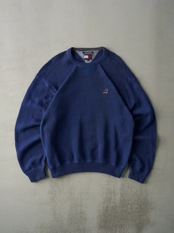 Vintage 90s Royal Blue Tommy Hilfiger Knit Sweater (M) sold by Rebalance Vintage