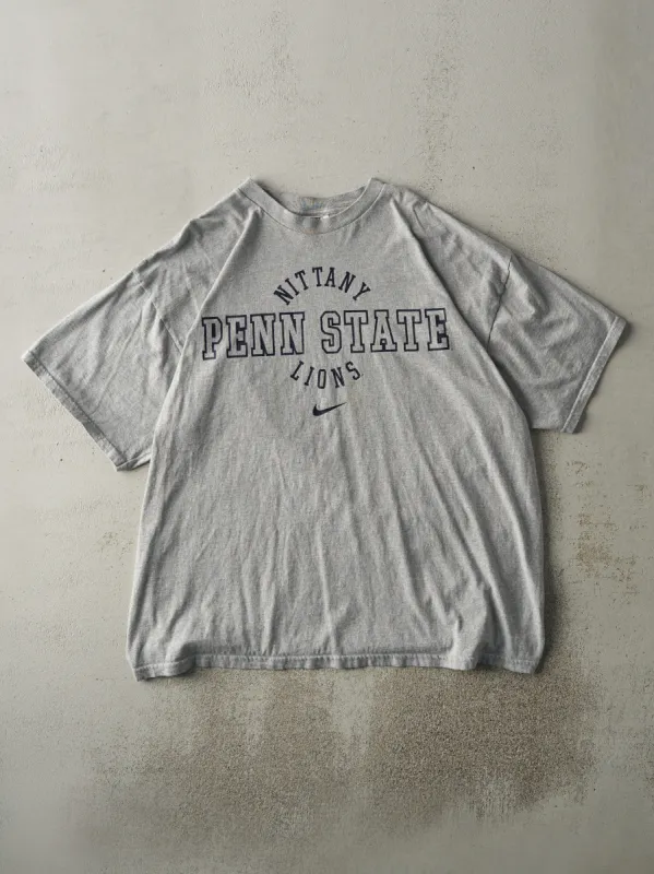 Vintage 90s Grey Nike x Penn State University Tee (XXL) sold by Rebalance Vintage