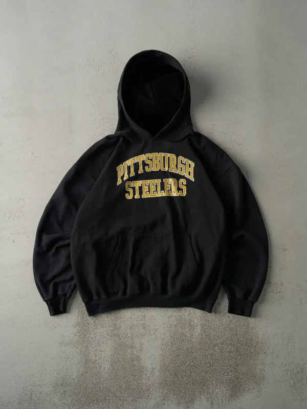 Vintage Y2K Black Pittsburgh Steelers Hoodie (L) sold by Rebalance Vintage