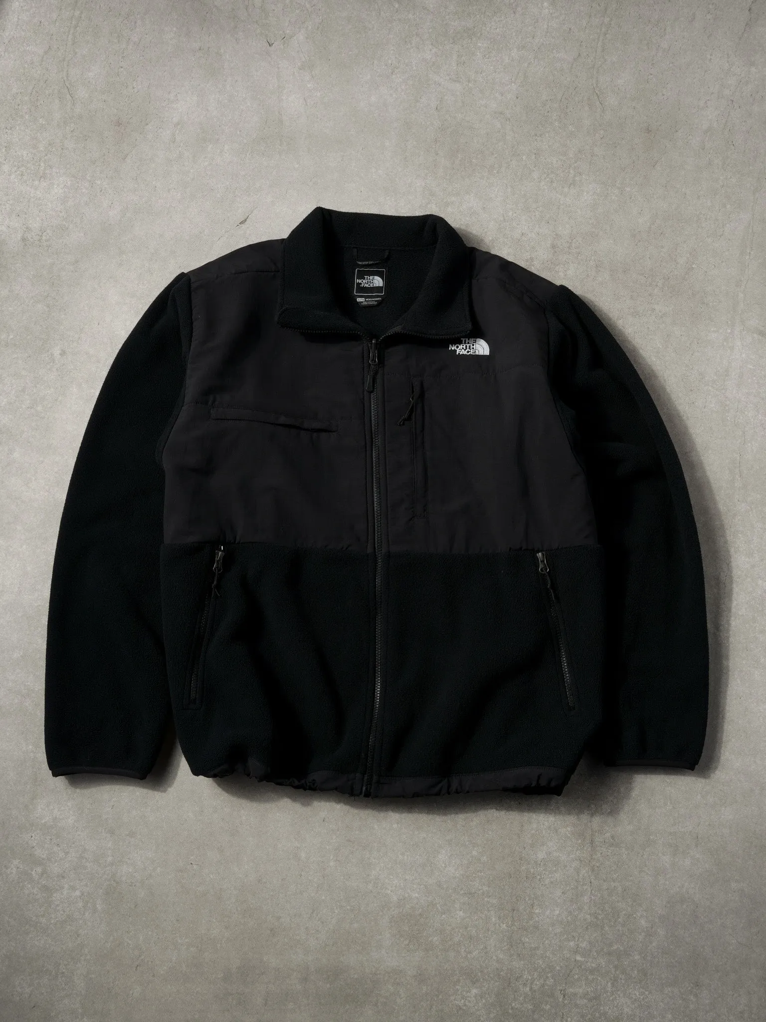 Vintage 90s Black Northface Denali Fleece Zipup Sweater (XL) sold by Rebalance Vintage