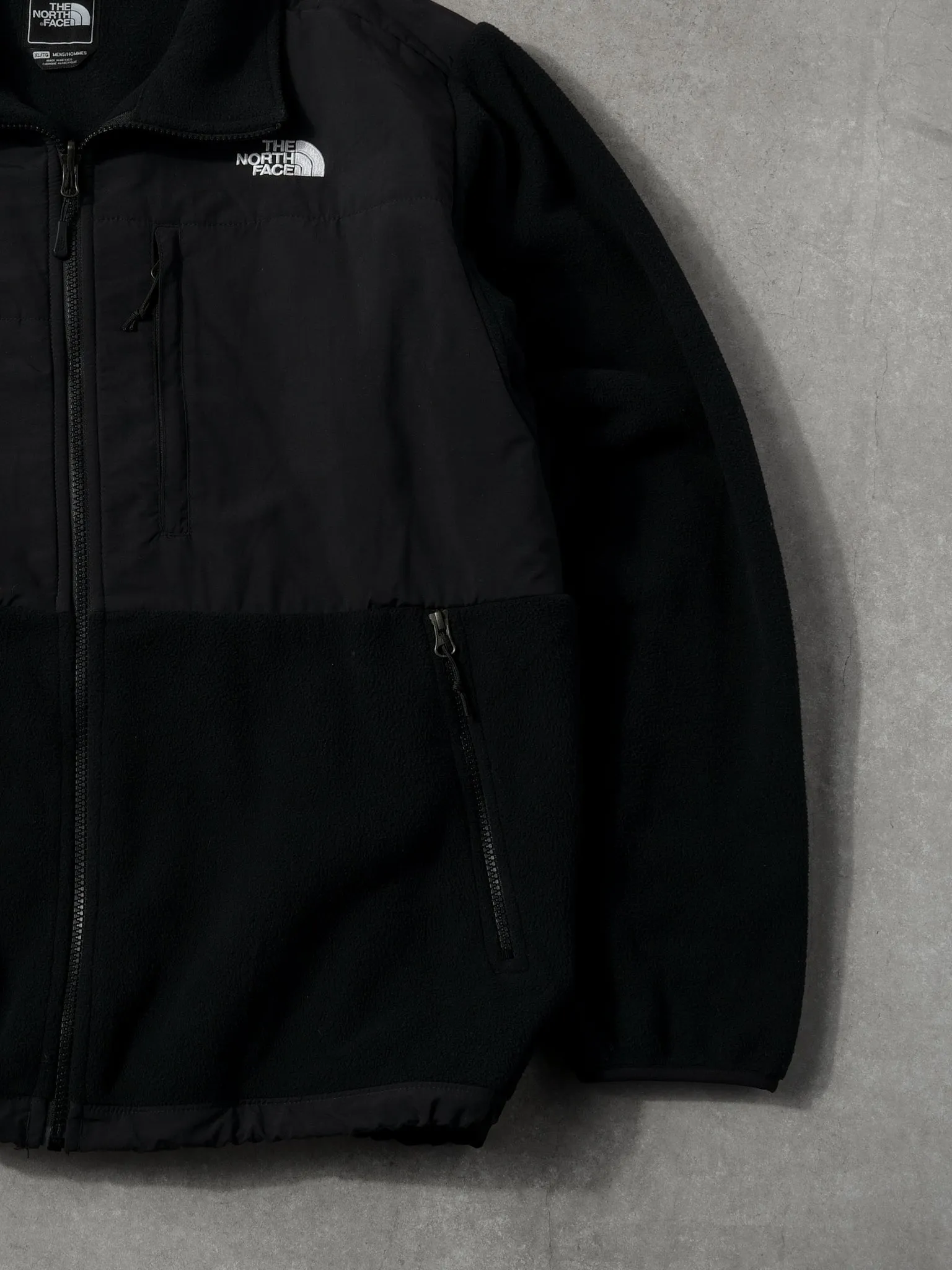 Vintage 90s Black Northface Denali Fleece Zipup Sweater (XL) sold by Rebalance Vintage product image thumbnail 5