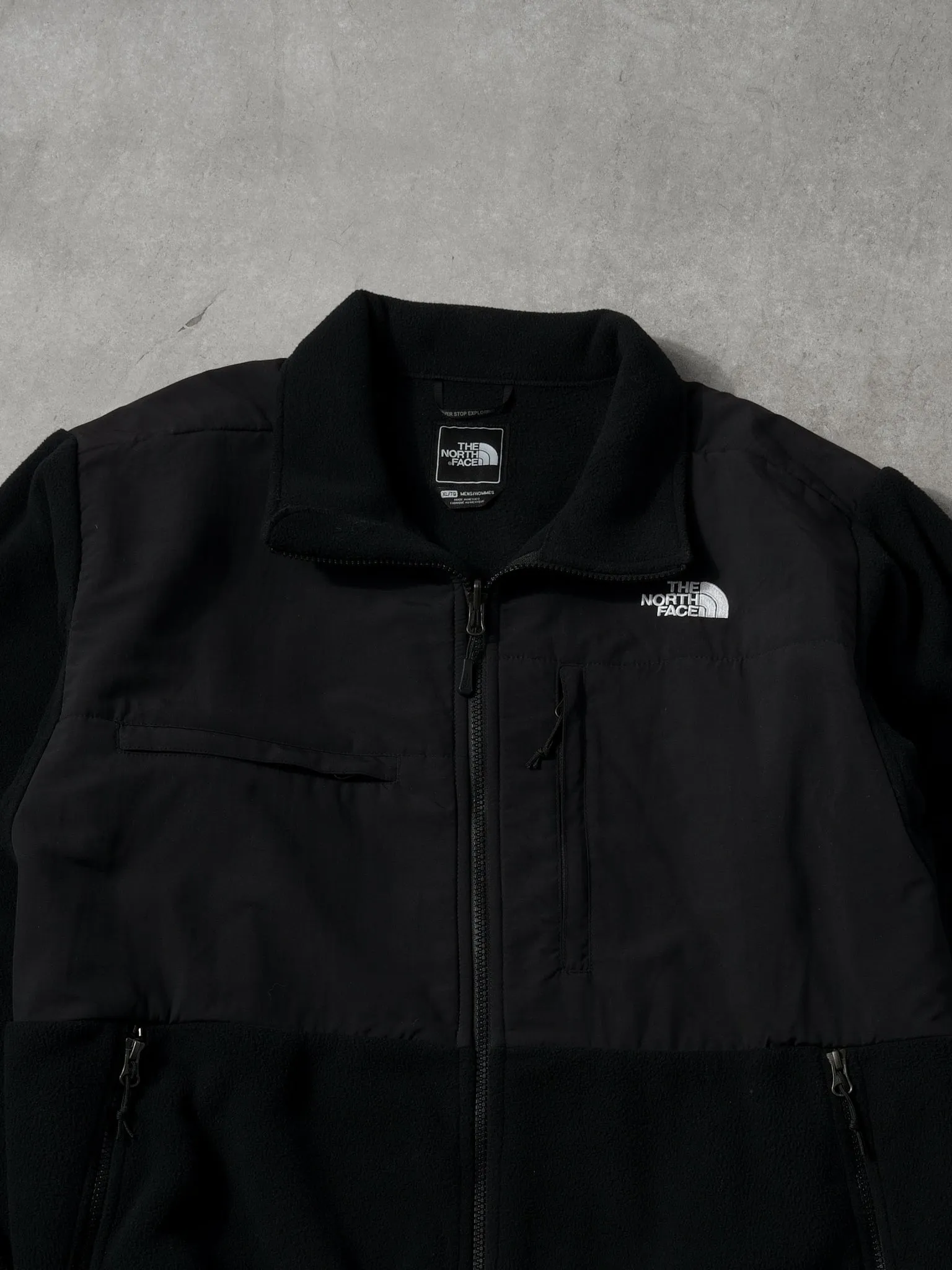 Vintage 90s Black Northface Denali Fleece Zipup Sweater (XL) sold by Rebalance Vintage product image thumbnail 3