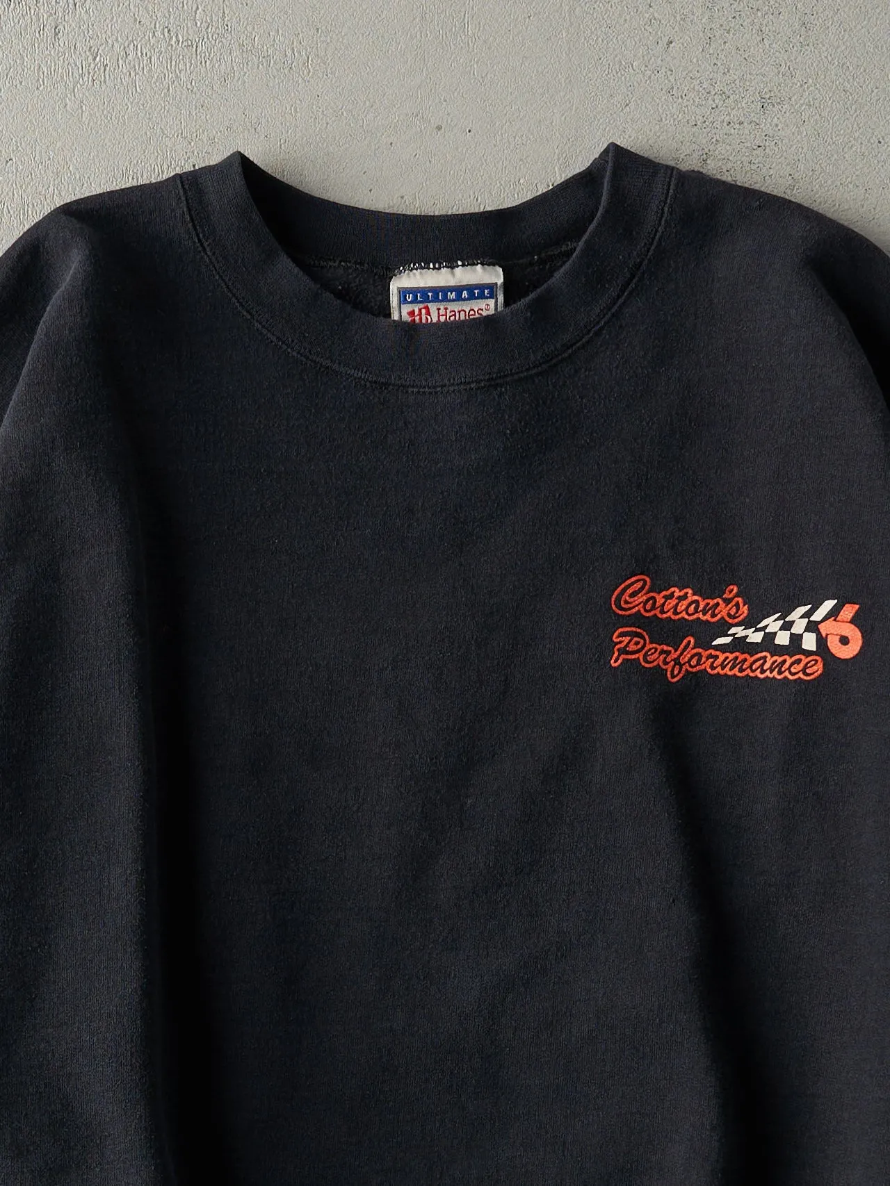 Vintage 90s Black Cotton's Performance Racing Crewneck (XL/XXL) sold by Rebalance Vintage product image thumbnail 4
