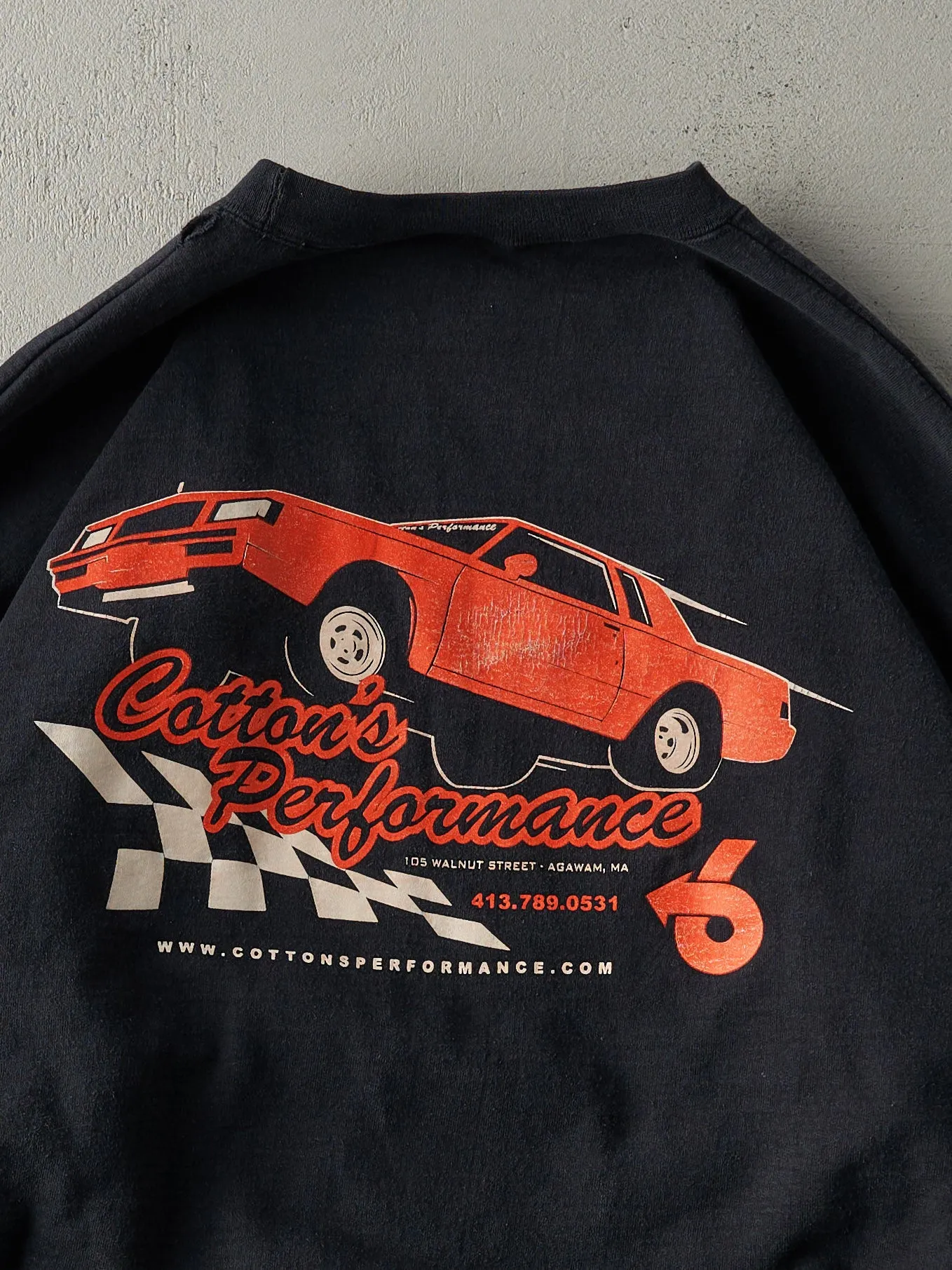 Vintage 90s Black Cotton's Performance Racing Crewneck (XL/XXL) sold by Rebalance Vintage product image thumbnail 2